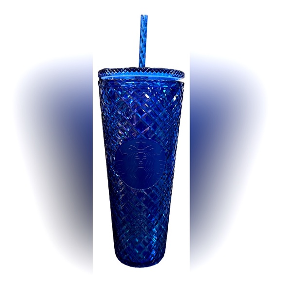 Starbucks Other - RARE Starbucks Blue Tumbler Cup With Straw. NWT